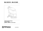 Advance acoustic BA 5321D Instruction manual
