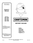 Craftsman 338.17921 Owner`s manual