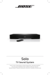 Bose Solo Technical information