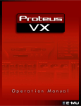 Proteus VX Operation Manual, English, version 2.0.1