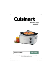 Cuisinart CSC-400 Specifications