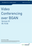 Video Conferencing over BGAN