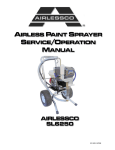 AIRLESSCO SL 6250 Specifications