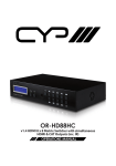 CYP CMSI-88 Specifications