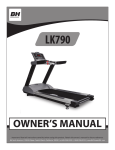 BH FITNESS LK790 Owner`s manual