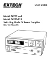 Extech Instruments DCP60?220 Specifications