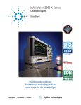 Agilent Technologies InfiniiVision 4000 X-Series User`s manual