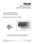 Vulcan-Hart ESB36 Specifications