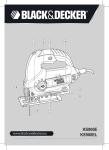 Black & Decker KS900EL Instruction manual