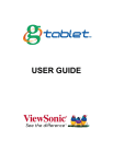 ViewSonic gTablet User guide
