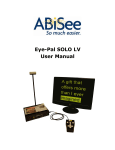 AbiSee Eye-Pal SOLO LV User manual