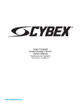 CYBEX 770T-CT Owner`s manual