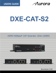 Aurora Multimedia DXE-CAT-S2L User guide