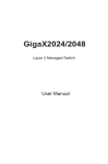 Asus GIGAX2048 User manual
