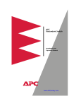 APC Automatic TransferSwitch Owner`s manual