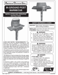 American Outdoor Grill 24 Series Operating instructions