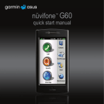 Asus G60 Quick start manual