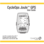 CycleOps Joule User guide