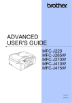 Brother MFC-J265W User`s guide