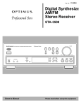 Radio Shack CD-8400 Owner`s manual