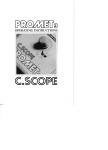 C-SCOPE PROMET3 Instruction manual