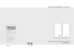 Viking 15" (38.1 cm) Installation guide