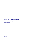 ViewZ 17/19-INCH VALUE TTF-LCD MONITOR User manual