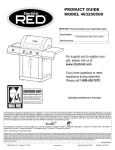 Char-Broil RED 463250509 Product guide