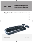 Belkin F8E858-BNDL User manual