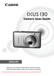 Canon IXUS 130 User guide