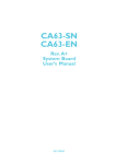 DFI CA63-EN User`s manual