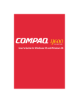 Compaq Inkjet IJ600 User`s guide