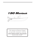 Boston Whaler 150 Montauk Owner`s manual