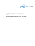McAfee M-1250 - Network Security Platform Product guide