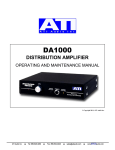 Dual DA1000D Specifications