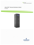 Emerson Liebert Remote Monitoring Panel User manual