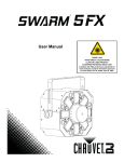 Chauvet Swarm 4 User manual
