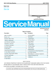 AOC TS185 Service manual