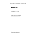 Siemens 120 Series Instruction manual