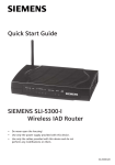 Siemens SLI-5310-I IAD User manual