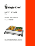 Magic Chef MCSBS2ST Instruction manual