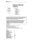 Midland G-300 Owner`s manual