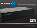 avertX HD80 User manual