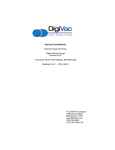 DigiVac 200 Pirani Instruction manual