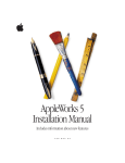 Apple AppleWorks 5 Installation manual