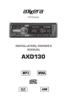 Axxera AXD130 Troubleshooting guide