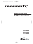 Marantz RC9001 User guide