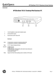 HP 200 G1 Microtower QuickSpecs