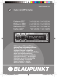 Blaupunkt CANBERRA 7 647 523 310 Technical data