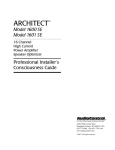 Audio Control Architect 200 Specifications